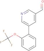 5-[2-(Trifluoromethoxy)phenyl]pyridine-3-carbaldehyde