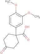 1-(3,4-Dimethoxyphenyl)-4-oxocyclohexanecarboxylic acid