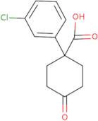 1-(3-chlorophenyl)-4-oxocyclohexanecarboxylic acid