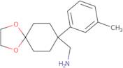 [8-(3-Methylphenyl)-1,4-dioxaspiro[4.5]dec-8-yl]methylamine