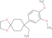 1-[8-(3,4-Dimethoxyphenyl)-1,4-dioxaspiro[4.5]dec-8-yl]methanamine