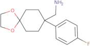 1-[8-(4-Fluorophenyl)-1,4-dioxaspiro[4.5]dec-8-yl]methanamine