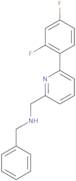 N-Benzyl-1-[6-(2,4-difluorophenyl)-2-pyridyl]methanamine