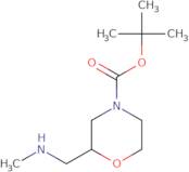 tert-butyl 2-[(methylamino)methyl]morpholine-4-carboxylate