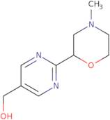 [2-(4-Methylmorpholin-2-yl)pyrimidin-5-yl]methanol