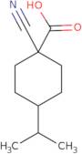 1-Cyano-4-(propan-2-yl)cyclohexane-1-carboxylic acid