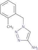 1-[(2-Methylphenyl)methyl]triazol-4-amine