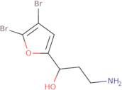 3-Amino-1-(4,5-dibromofuran-2-yl)propan-1-ol