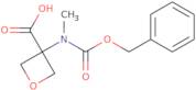 3-(Benzyloxycarbonyl-methyl-amino)-oxetane-3-carboxylic acid