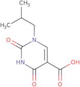 1-(2-Methylpropyl)-2,4-dioxo-1,2,3,4-tetrahydropyrimidine-5-carboxylic acid