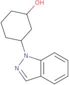 3-(1H-Indazol-1-yl)cyclohexan-1-ols