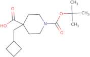 1-(tert-Butoxycarbonyl)-4-(cyclobutylmethyl)piperidine-4-carboxylic acid