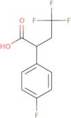 4,4,4-Trifluoro-2-(4-fluorophenyl)butanoic acid