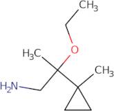 2-Ethoxy-2-(1-methylcyclopropyl)propan-1-amine