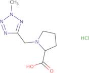 (2R)-1-[(2-Methyl-2H-1,2,3,4-tetrazol-5-yl)methyl]pyrrolidine-2-carboxylic acid hydrochloride