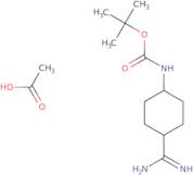 Acetic acid, rac-tert-butyl N-[(1R,4R)-4-carbamimidoylcyclohexyl]carbamate