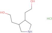 2-[rac-(3S,4R)-4-(2-Hydroxyethyl)pyrrolidin-3-yl]ethan-1-ol hydrochloride