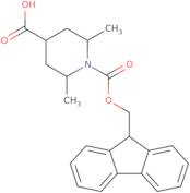 rac-(2R,4R,6S)-1-{[(9H-Fluoren-9-yl)methoxy]carbonyl}-2,6-dimethylpiperidine-4-carboxylic acid