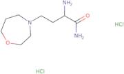 (2S)-2-Amino-4-(1,4-oxazepan-4-yl)butanamide dihydrochloride