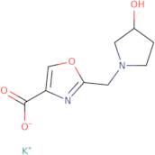 Potassium 2-{[(3S)-3-hydroxypyrrolidin-1-yl]methyl}-1,3-oxazole-4-carboxylate