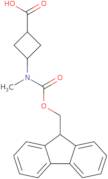 rac-(1S,3S)-3-({[(9H-Fluoren-9-yl)methoxy]carbonyl}(methyl)amino)cyclobutane-1-carboxylic acid