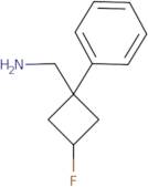 rac-[(1R,3R)-3-Fluoro-1-phenylcyclobutyl]methanamine