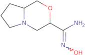 (3R,8aS)-N'-Hydroxy-hexahydro-1H-pyrrolo[2,1-c]morpholine-3-carboximidamide