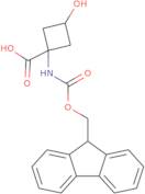 (1S,3S)-1-({[(9H-Fluoren-9-yl)methoxy]carbonyl}amino)-3-hydroxycyclobutane-1-carboxylic acid