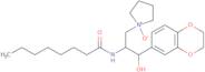 1-[(2R,3R)-3-(2,3-Dihydro-1,4-benzodioxin-6-yl)-3-hydroxy-2-octanamidopropyl]pyrrolidin-1-ium-1-olate