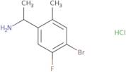 (1R)-1-(4-Bromo-5-fluoro-2-methylphenyl)ethan-1-amine hydrochloride