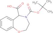 4-[(tert-Butoxy)carbonyl]-2,3,4,5-tetrahydro-1,4-benzoxazepine-5-carboxylic acid