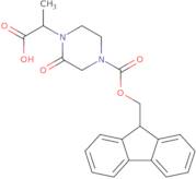 2-(4-{[(9H-Fluoren-9-yl)methoxy]carbonyl}-2-oxopiperazin-1-yl)propanoic acid