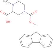 4-{[(9H-Fluoren-9-yl)methoxy]carbonyl}-1-methylpiperazine-2-carboxylic acid