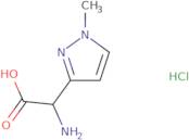 2-Amino-2-(1-methyl-1H-pyrazol-3-yl)acetic acid hydrochloride