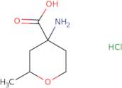 4-Amino-2-methyloxane-4-carboxylic acid hydrochloride