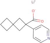 2-(pyridin-4-yl)spiro[3.3]heptane-2-carboxylate lithium (I)