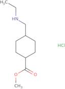 Methyl 4-[(ethylamino)methyl]cyclohexane-1-carboxylate hydrochloride