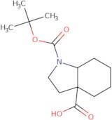 rac-(3aR,7aS)-1-[(tert-Butoxy)carbonyl]-octahydro-1H-indole-3a-carboxylic acid