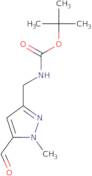 tert-Butyl N-[(5-formyl-1-methyl-1H-pyrazol-3-yl)methyl]carbamate