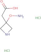 2-[3-(Aminooxy)azetidin-3-yl]acetic acid dihydrochloride