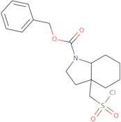 Benzyl 3a-[(chlorosulfonyl)methyl]-octahydro-1H-indole-1-carboxylate