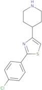 4-[2-(4-Chlorophenyl)-1,3-thiazol-4-yl]piperidine