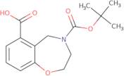 4-[(tert-Butoxy)carbonyl]-2,3,4,5-tetrahydro-1,4-benzoxazepine-6-carboxylic acid