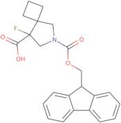 6-{[(9H-Fluoren-9-yl)methoxy]carbonyl}-8-fluoro-6-azaspiro[3.4]octane-8-carboxylic acid