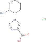rac-1-[(1R,2S)-2-Aminocyclohexyl]-1H-1,2,3-triazole-4-carboxylic acid hydrochloride