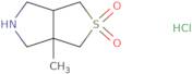 rac-(3aR,6aS)-3a-Methyl-hexahydro-1H-2λ6-thieno[3,4-c]pyrrole-2,2-dione hydrochloride