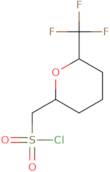 [6-(Trifluoromethyl)oxan-2-yl]methanesulfonyl chloride