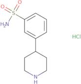 3-(Piperidin-4-yl)benzene-1-sulfonamide hydrochloride