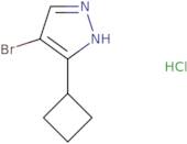 4-Bromo-3-cyclobutyl-1H-pyrazole hydrochloride