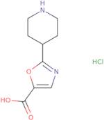 2-(Piperidin-4-yl)-1,3-oxazole-5-carboxylic acid hydrochloride